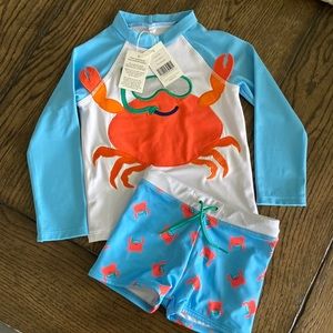 Crab Rash Guard Set